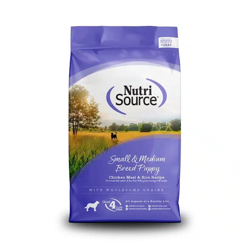 Nutrisource Cachorro Raza Pequeña y Mediana (Pollo y Arroz) 4LB