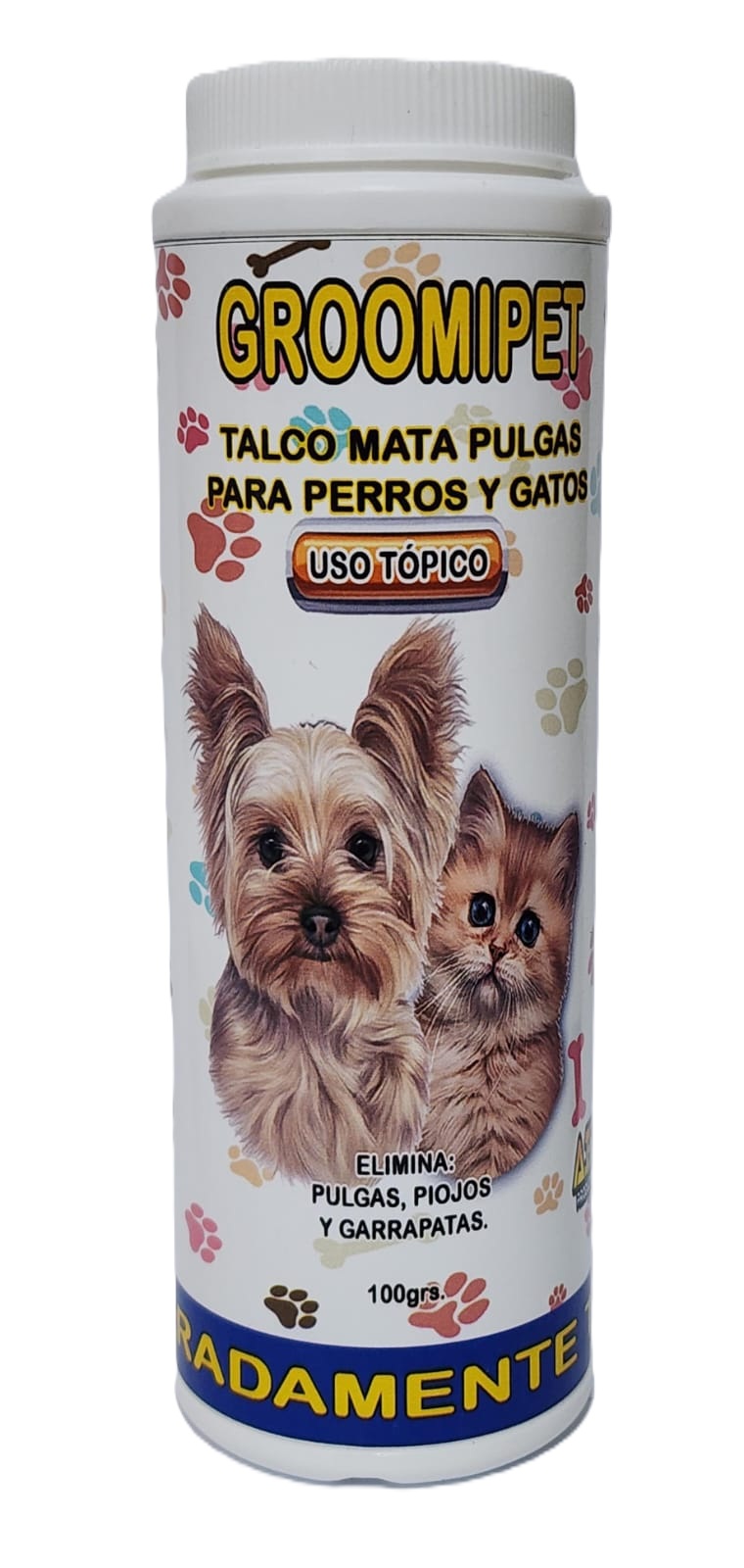 GROOMIPET talco 100grms